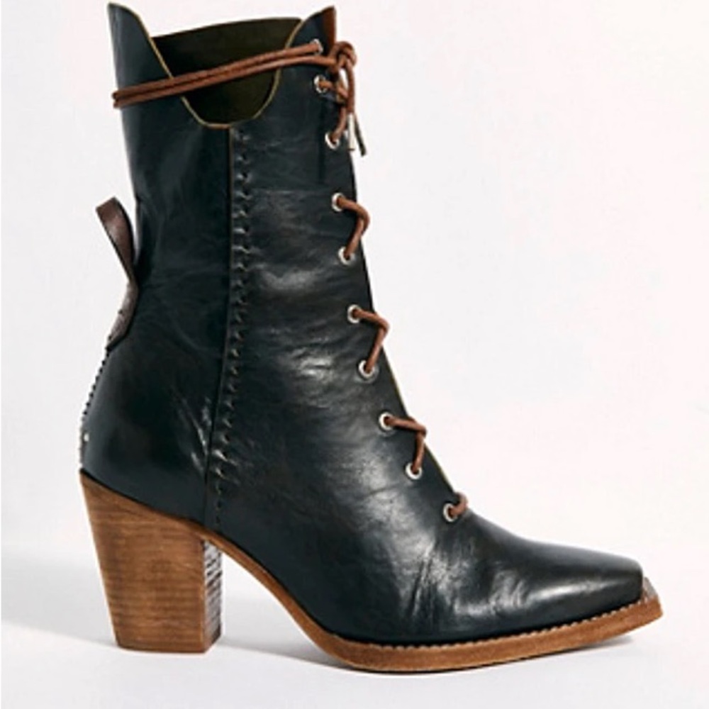 Free People We the Free Canyon Lace Up Booties
